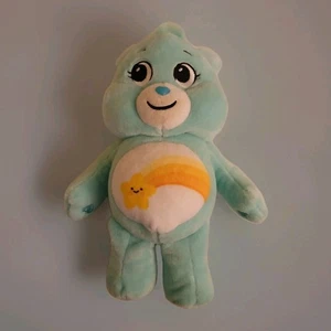 Care Bears Wish Bear 9” Plush Shooting Star Aqua Blue 2021 Stuffed Animal Toy - Picture 1 of 7