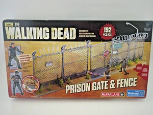 McFarlane WALKING DEAD Prison Gate & Fence Mini Figure Building Set 192 pcs NEW - Picture 1 of 10