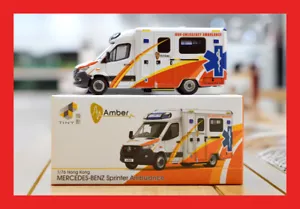 GENNAIO 2025 PICCOLA MERCEDES BENZ Sprinter FL Ambra Ambulanza Privata 1/76 - Foto 1 di 11