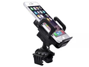 Bike Phone Holder Bicycle Handlebar Shockproof 360° Rotation 50-100mm Universal - Picture 1 of 9