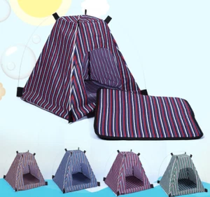 Pet Puppy Portable Foldable House Dog Cat Sleeping Tent Indoor Outdoor Tent Bed - Picture 1 of 17
