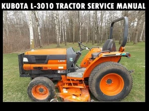 MANUAL DE SERVICIO DE TALLER KUBOTA L3010 680pg con tractor L 3010 reconstrucción y reparación - Imagen 1 de 5