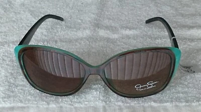 Очки солнцезащитные Jessica Simpson Cat Eye Cheetah бирюзовые/коричневые J5012 ANBL новые с ценниками - Изображение 1 из 4