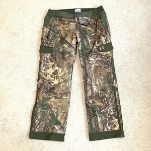 Under Armour Fleece Lined Storm 1 RealTree Camo Women's Hunting Pants Size XL - Picture 1 of 9