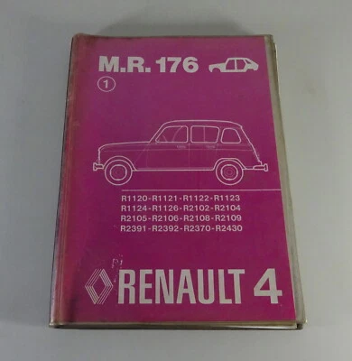 Manual de Taller / Guía de Reparación Renault R4 Carrocería Stand 09/1975 - Imagen 1 de 4