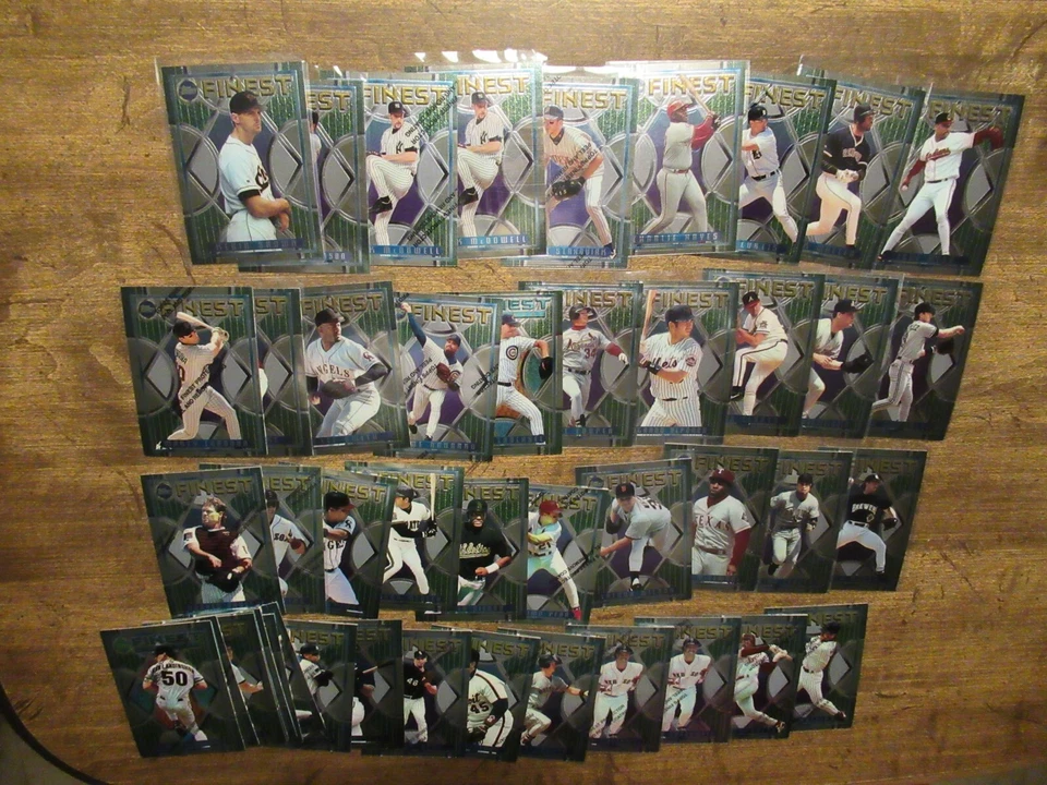Pick From List 1995 Topps Finest Baseball Cards + 1996 and 1997 Finest - Image 1 of 3