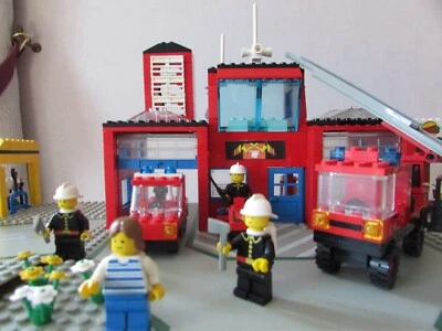 Lego 6385 Caserne de pompier /6592/675/6683 Maison, Snackbar, Burger stand - Photo 1/4