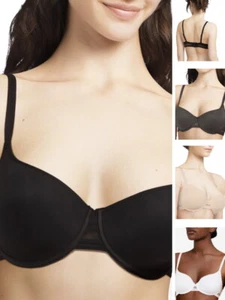 Passionata by Chantelle Rhythm Bra Plunge T-Shirt Moulded Underwired Lingerie - Picture 1 of 9