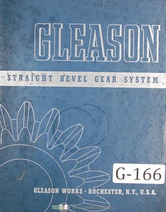 Sistema de engranajes biselados rectos Gleason porciones dentales manual 1942 - Imagen 1 de 3