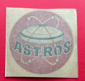 HOUSTON ASTROS 1964 Astrodome Die-cut 3.75" Round DECAL ~ Meyercord Dri-Mark NEW - Picture 1 of 8