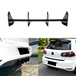 Rear Bumper Lip Diffuser Side Splitters Spoiler Fits For VW Golf 6 2008-2013 - Picture 1 of 14