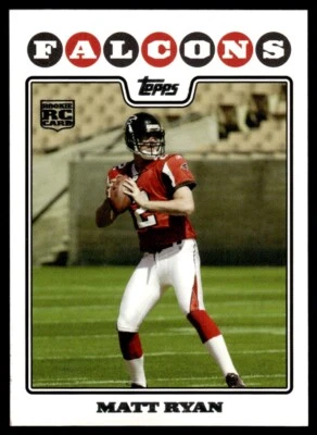 2008 Topps Matt Ryan Rookie Atlanta Falcons #331 - Image 1 of 2