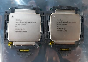 Pair of Intel Xeon E5-2620 V3 SR207 2.40GHz Server Processor w/ Black Bracket - Picture 1 of 1