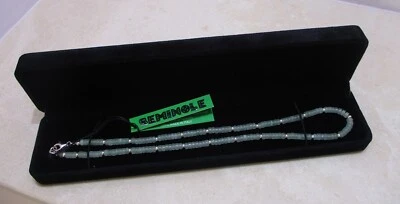 collana quarzo verde avventurina e argento sterling 925 unisex - Immagine 1 di 4