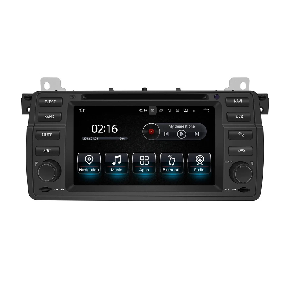Android 13 Apple CarPlay Auto Radio for BMW E46 3 Series M3 GPS Sat Nav HeadUnit - Image 1 of 4