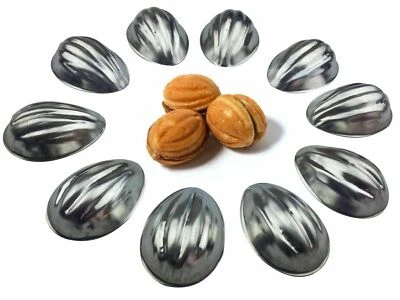 Sets 10- 50 pcs Metal Mold For Sweet Russian Oreshki Cookie Pastry Nutlets - Image 1 of 4