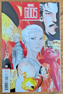 MARVEL COMICS G.O.D.S. #4 1:25 DUSTIN NGUYEN VARIANT COVER SIGNED - Picture 1 of 3