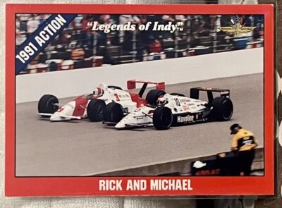 Rick and Michael Legends Of Indy 1992 Card #42 Indianapolis Motor Speedway   - Image 1 of 2