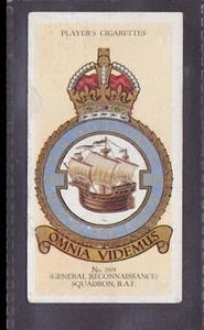 Insignias de la RAF - No. 269 Reconnaissance Squadron - 80 + Años Tarjeta del Reino Unido # 50 - Imagen 1 de 2