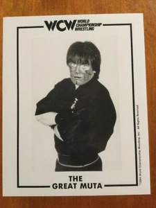 THE GREAT MUTA Keiji mutoh wcw njpw wwf aw classic 8x10 art print photo - Bild 1 von 1