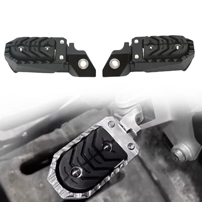 Reposapiés ajustables negros para BMW R1200GS 2016-2019 2017 Foto 1 de 4