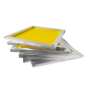 TECHTONGDA Screen Printing Aluminum Frame 6pcs 8"*14" 230 Mesh (100T) Yellow - Picture 1 of 7