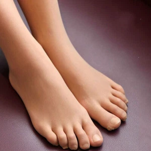 5 Toe Gloves Seamless Sheer Sexy Pantyhose Tights Stockings Ultrathin Crotchles+ - Picture 1 of 27