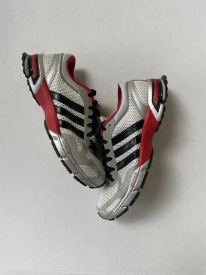 Adidas Adiprene Men’s Running Shoes Size 8.5 Grey Black Red - Image 1 of 4