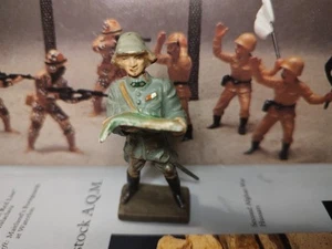 Lineol Swiss Officer W/ Map Toy Soldier - Picture 1 of 3