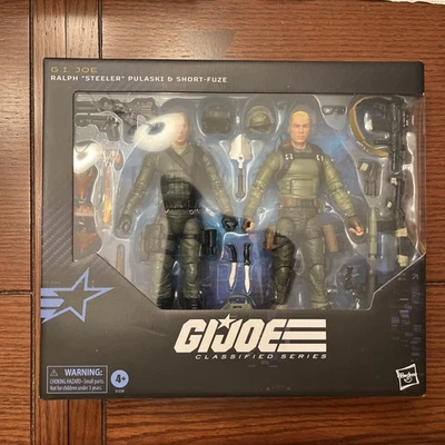 Nuevo GI Joe Serie Clasificada Ralph Steeler Pulaski y Short-Fuze #181 En Mano Foto 1 de 4