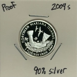 2009 S 90% Silver Proof Northern Mariana Islands Quarter, Low Mint! 🔥 - Picture 1 of 2