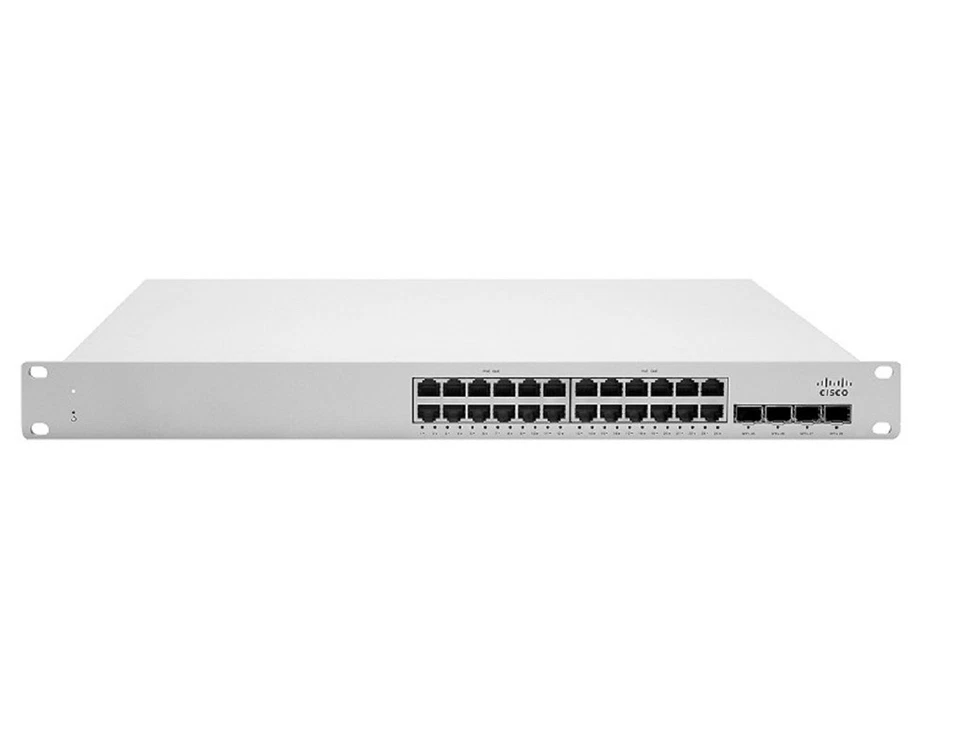 Cisco Meraki MS225-24P-HW  24-Port PoE  Gigabit Switch Unclaimed 1 Year Warranty - Image 1 of 1