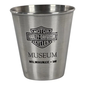 Harley Davidson Museum Milwaukee WI Stainless Steel Shot Jigger - Picture 1 of 6