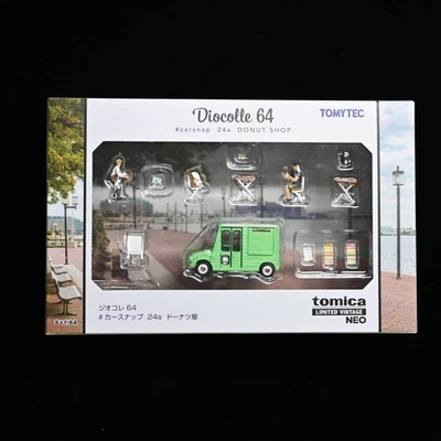 (Nuovo) 1/64 GeoColle 64 Car Snap 24a Donut Shop - Immagine 1 di 4