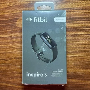 Fitbit Inspire 3 Health & Fitness Tracker Midnight Zen scatola aperta - Foto 1 di 5