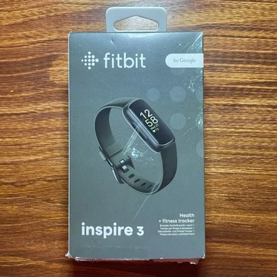 Fitbit Inspire 3 Health & Fitness Tracker Midnight Zen NEW - Image 1 of 4