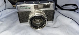 Fujica Compact Deluxe 35mm Rangefinder Camera w/Fujinon f1.8 4.5cm Lens UNTESTED - Picture 1 of 15
