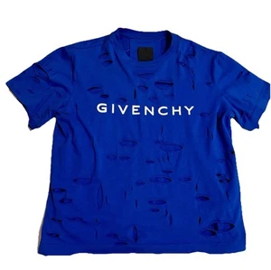 Givenchy Destroyed Double Lined RARE Blue As New RRP$600 Urgent Sale!!! - Picture 1 of 9