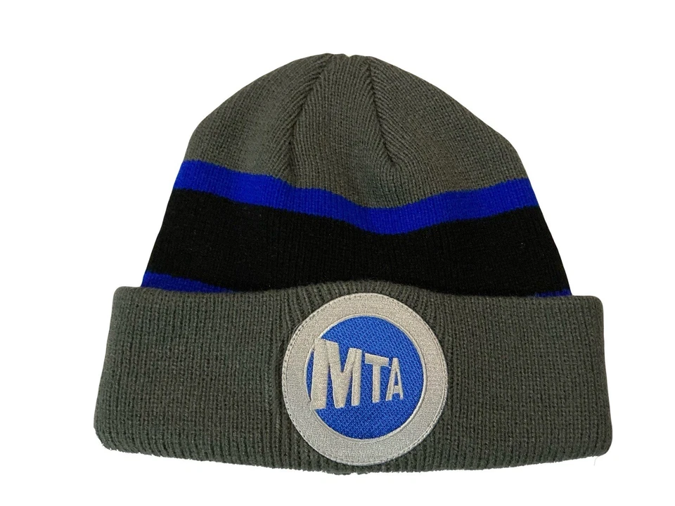MTA BEANIE NEW YORK TRANSIT  SUBWAY  TRAIN - Image 1 of 1