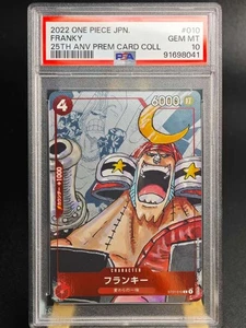 Franky ST01-010 One Piece Premium Collection 25th Ed Anniversary PSA 10 Japanese - Picture 1 of 2