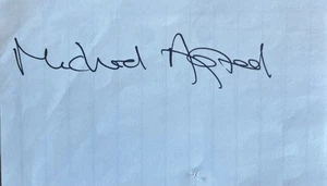 MICHAEL ASPEL THIS IS YOUR LIFE CHAT SHOW THE GOODIES signed autograph POW#99 - Picture 1 of 1