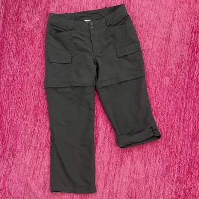 The North Face Convertible Hiking Pants Zip Off Shorts Roll Up Tabs Size 12 S - Image 1 of 4
