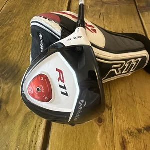 SUPERB LEFT HANDED TAYLORMADE R11 DRIVER, 10.5’ LOFT, REG FLEX GRAPHITE SHAFT - Picture 1 of 11