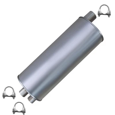 Silenciador de escape de acero inoxidable para Chevrolet 1996-1998 y GMC C2500 5,7 L Foto 1 de 4