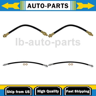 Manguera de freno delantera trasera Dorman 4 piezas para Jeep CJ5 4,2 L 1966 Jeep CJ5 3,8 L 1966 Foto 1 de 4