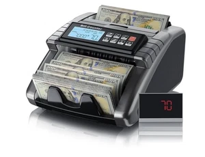 AL1000 Geldzählmaschine mit Wertzählung, Support Dollar und Euro, UV, M - Bild 1 von 7