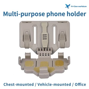 Tri-Claw warfalcon Tactical Multi-Phone Holder Universal Navigation Board Chest - Picture 1 of 13