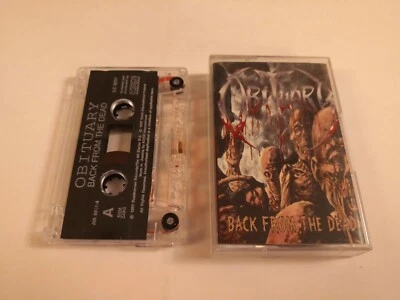 Obituary Back from the Dead cassette MC Autopsy Asphyx Morgoth Six Feet Under - Image 1 of 4
