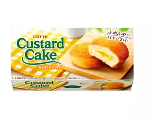 Lotte Custard Cake cream 6pcs from Japan - Picture 1 of 3