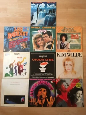 70s80s RockPop Schallplatten Konvolut 20xLPs/12“Singles Vangelis Abba Kim Wilde - Bild 1 von 4